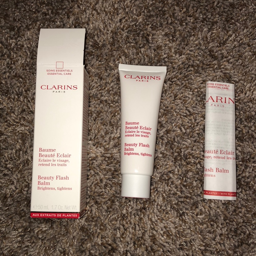 Clarins beauty flash balm brightens tightens